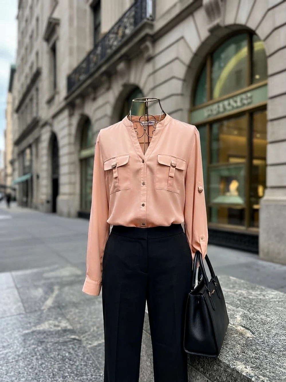 Calvin Klein Women's Button Down Shirt Pink Like New